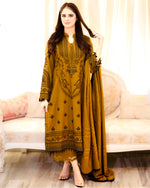 Women's Premium Embroidered Faux Georgette Kurta Set with Palazzo & Embroidered Dupatta | Fully Stitched