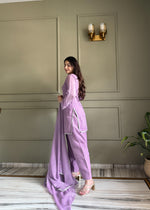 EID SPECIAL FARSHI SALWAR SUIT CRUNCHY SILK FABRIC WITH SIROSKI WORK, TOP WITH DUPPTA SET, SALWAR READY TO WEAR