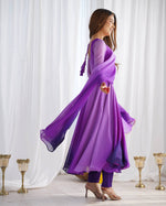 PURE SOFT FOX GEORGETTE MOST TRENDY PADDING FABRIC FULLY FLARE ANARKALI,WITH DUPPTA SET,PENT READY TO WEAR