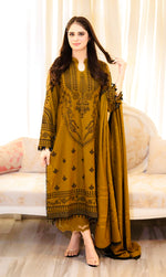Women's Premium Embroidered Faux Georgette Kurta Set with Palazzo & Embroidered Dupatta | Fully Stitched