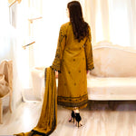 Women's Premium Embroidered Faux Georgette Kurta Set with Palazzo & Embroidered Dupatta | Fully Stitched