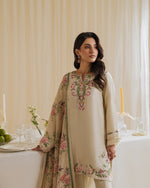 Women's Premium Embroidered Crepe Kurta Set with Farshi Palazzo & Printed Chiffon Georgette Dupatta | Fully Stitched