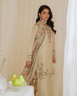Women's Premium Embroidered Crepe Kurta Set with Farshi Palazzo & Printed Chiffon Georgette Dupatta | Fully Stitched