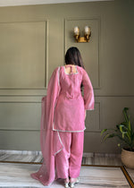 EID SPECIAL FARSHI SALWAR SUIT CRUNCHY SILK FABRIC WITH SIROSKI WORK, TOP WITH DUPPTA SET, SALWAR READY TO WEAR