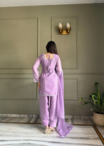 EID SPECIAL FARSHI SALWAR SUIT CRUNCHY SILK FABRIC WITH SIROSKI WORK, TOP WITH DUPPTA SET, SALWAR READY TO WEAR