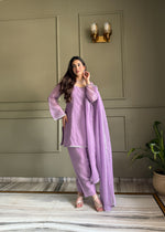 EID SPECIAL FARSHI SALWAR SUIT CRUNCHY SILK FABRIC WITH SIROSKI WORK, TOP WITH DUPPTA SET, SALWAR READY TO WEAR